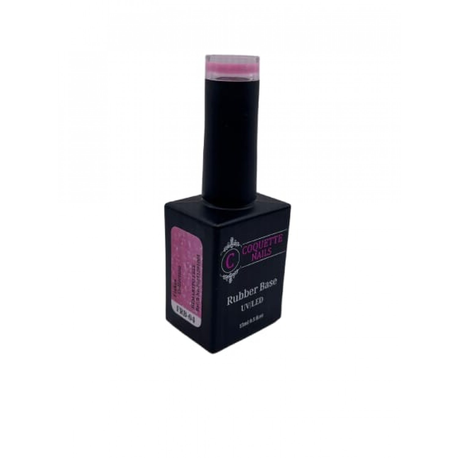 Baza Rubber Flakes Collection -15 ml Coquette Nails FRB-04 Rubber & Base