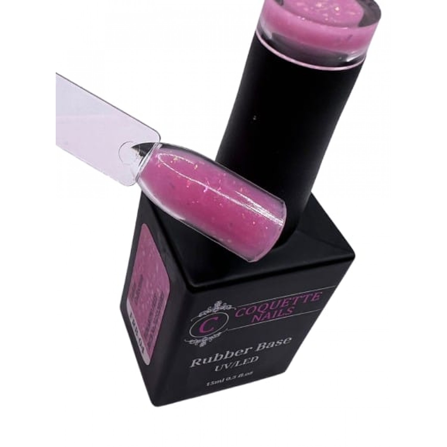 Baza Rubber Flakes Collection -15 ml Coquette Nails FRB-04 Rubber & Base