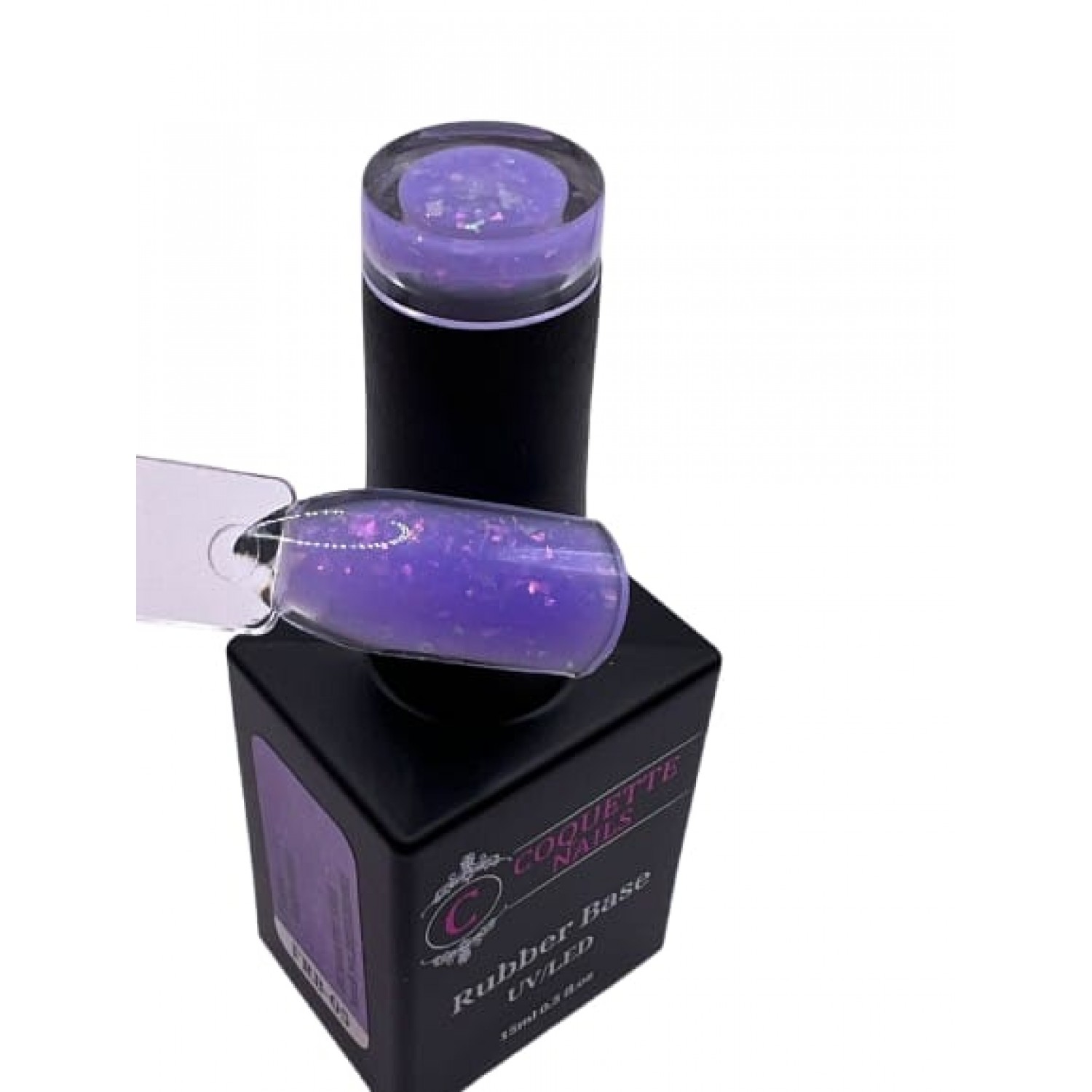 Baza Rubber Flakes Collection -15 ml Coquette Nails FRB-05 Rubber & Base