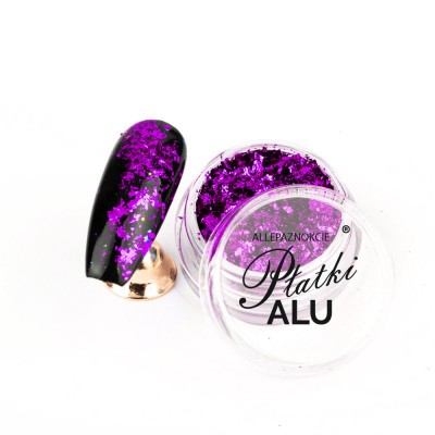 FULGI DECOR UNGHII- MOV -0,4 G