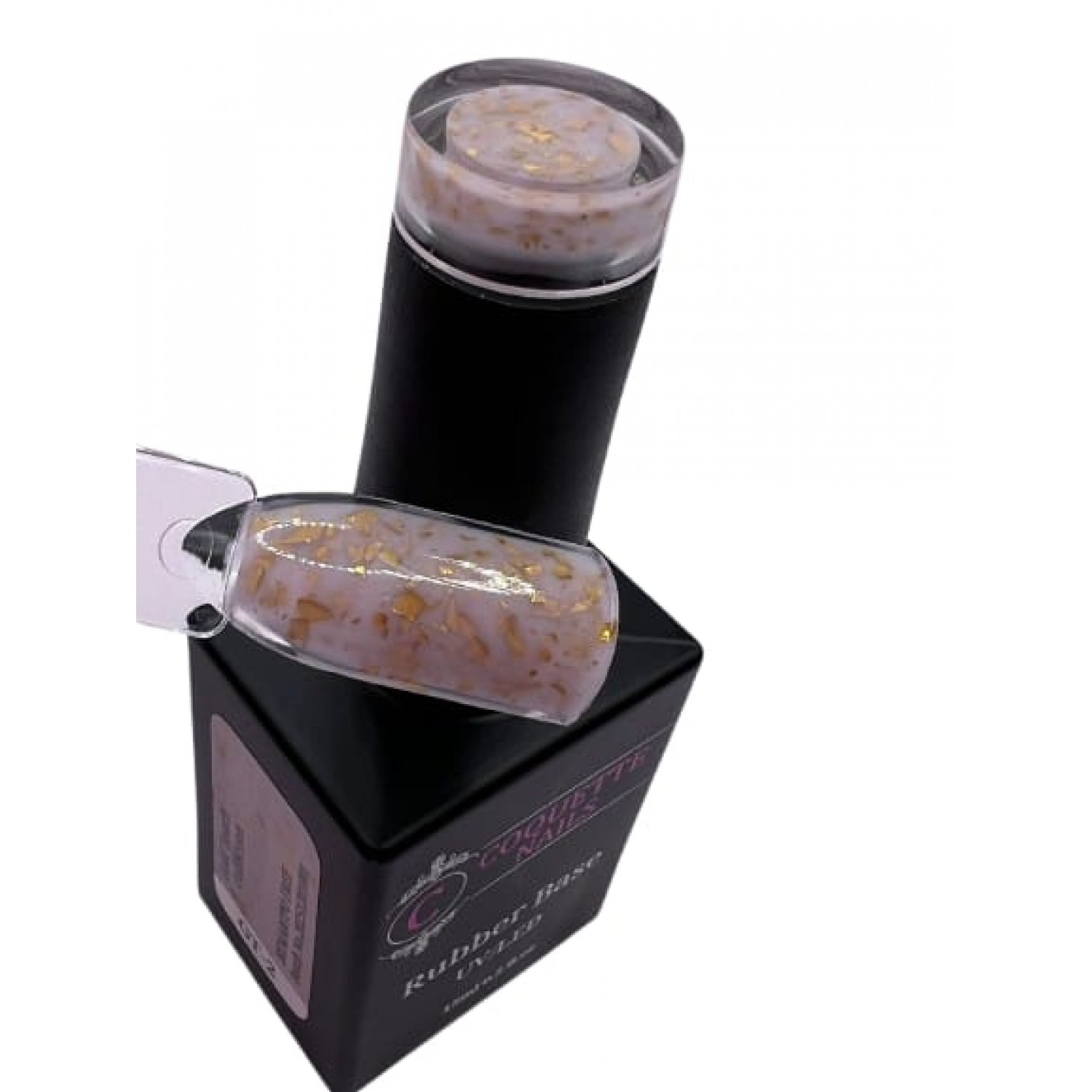 Baza Rubber Gold Touch Collection -15 ml Coquette Nails GT-2 Rubber & Base