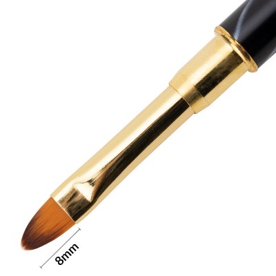 Pensula  gel  limba de pisica nr 6  -8mm 