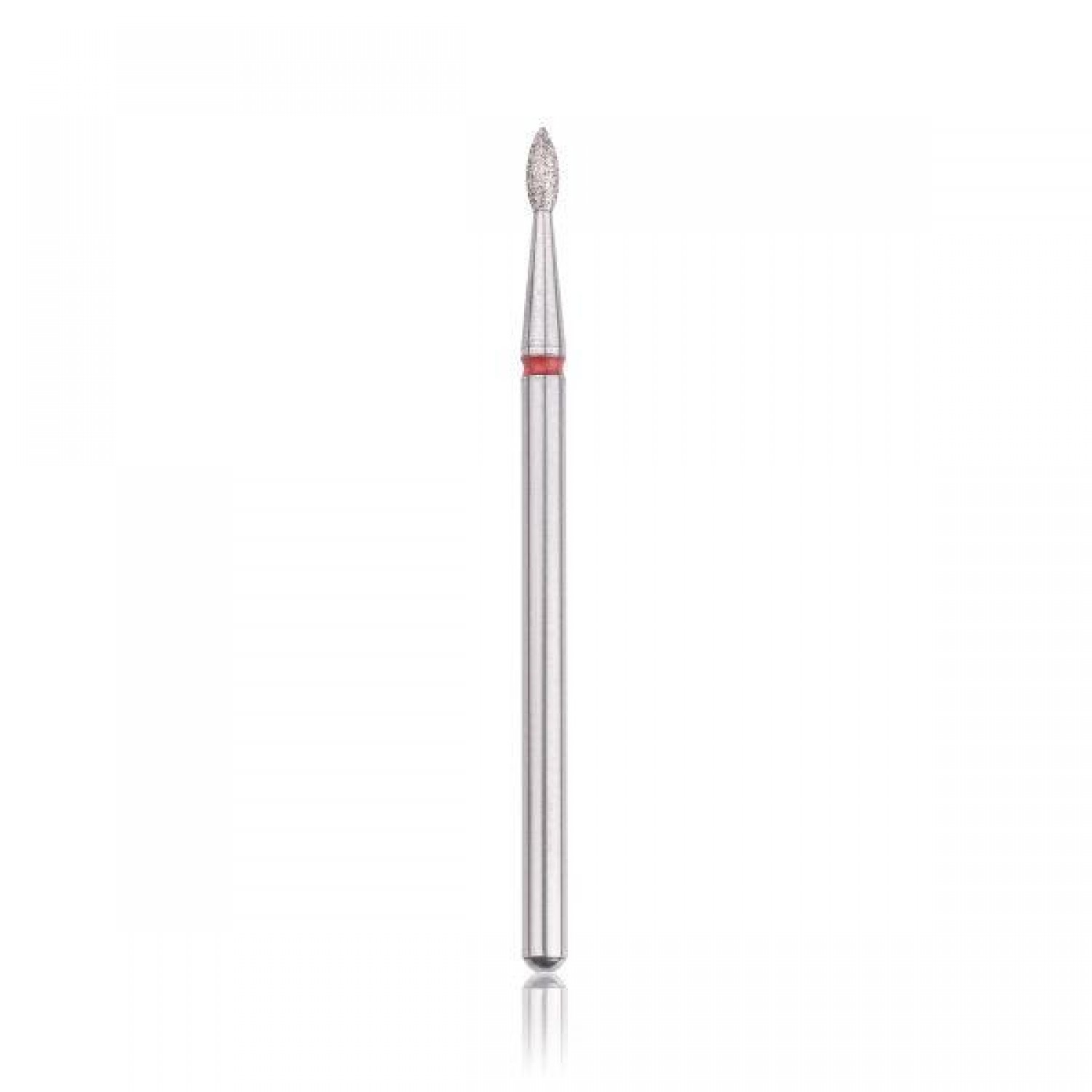 Capăt freza Diamant HEAD picătură, roșu, L- 4,0 mm, Ø1,8 mm Capete de Freza