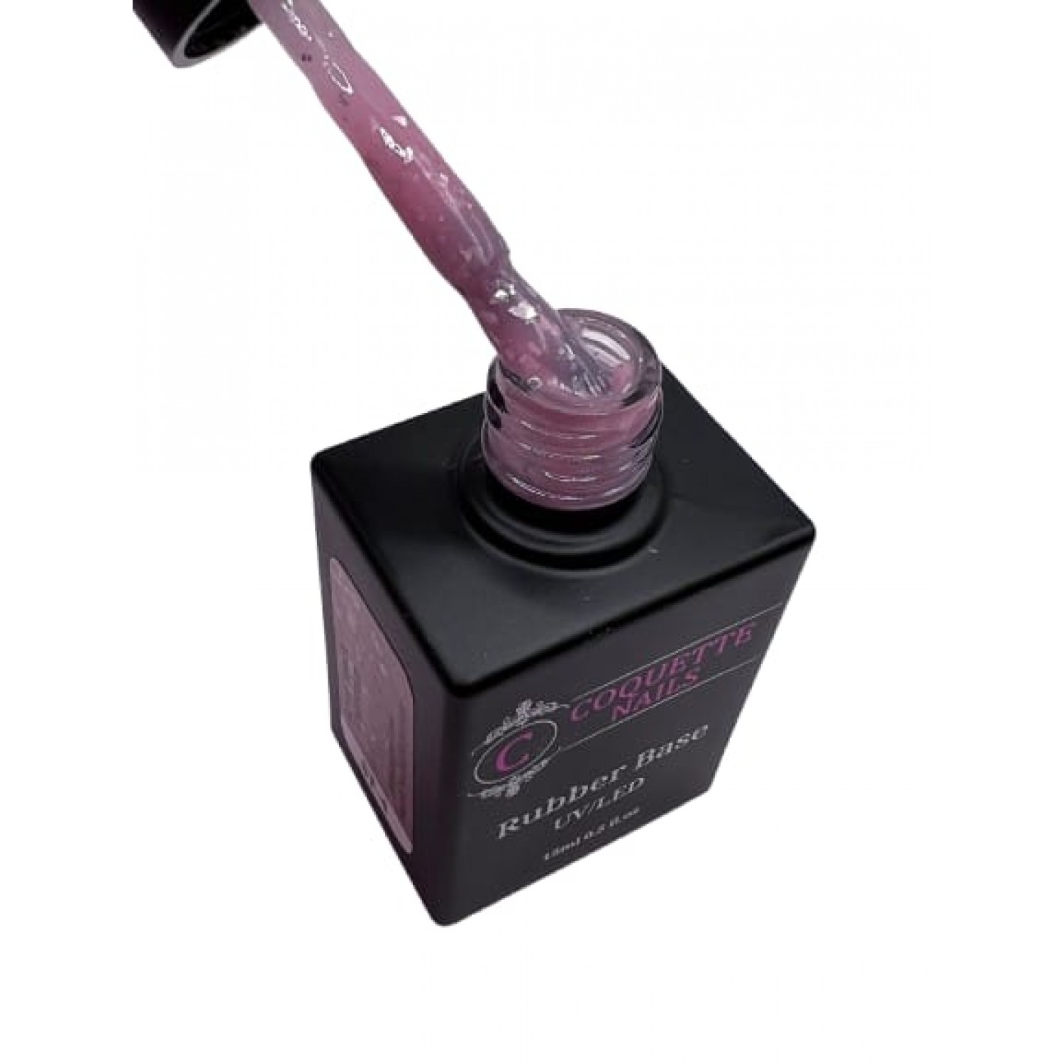 Baza Rubber Flakes Collection -15 ml Coquette Nails ST-4 Rubber & Base