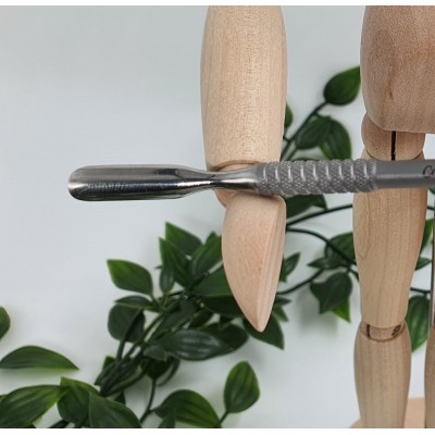 Pusher Coquette Nails pentru cuticule cu impingator rotunjit si remover