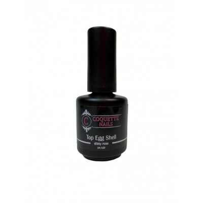 TOP EGG SHELL- SHINY ROSE- COQUETTE NAILS -13 ML