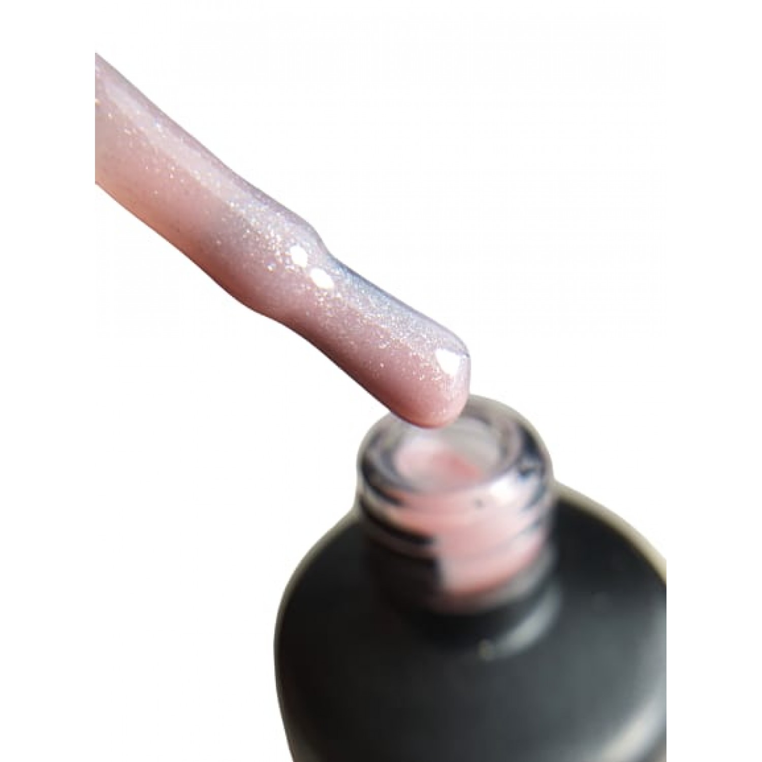 RUBBER BASE COVER SPARKLING NUDE- 13G Rubber & Base