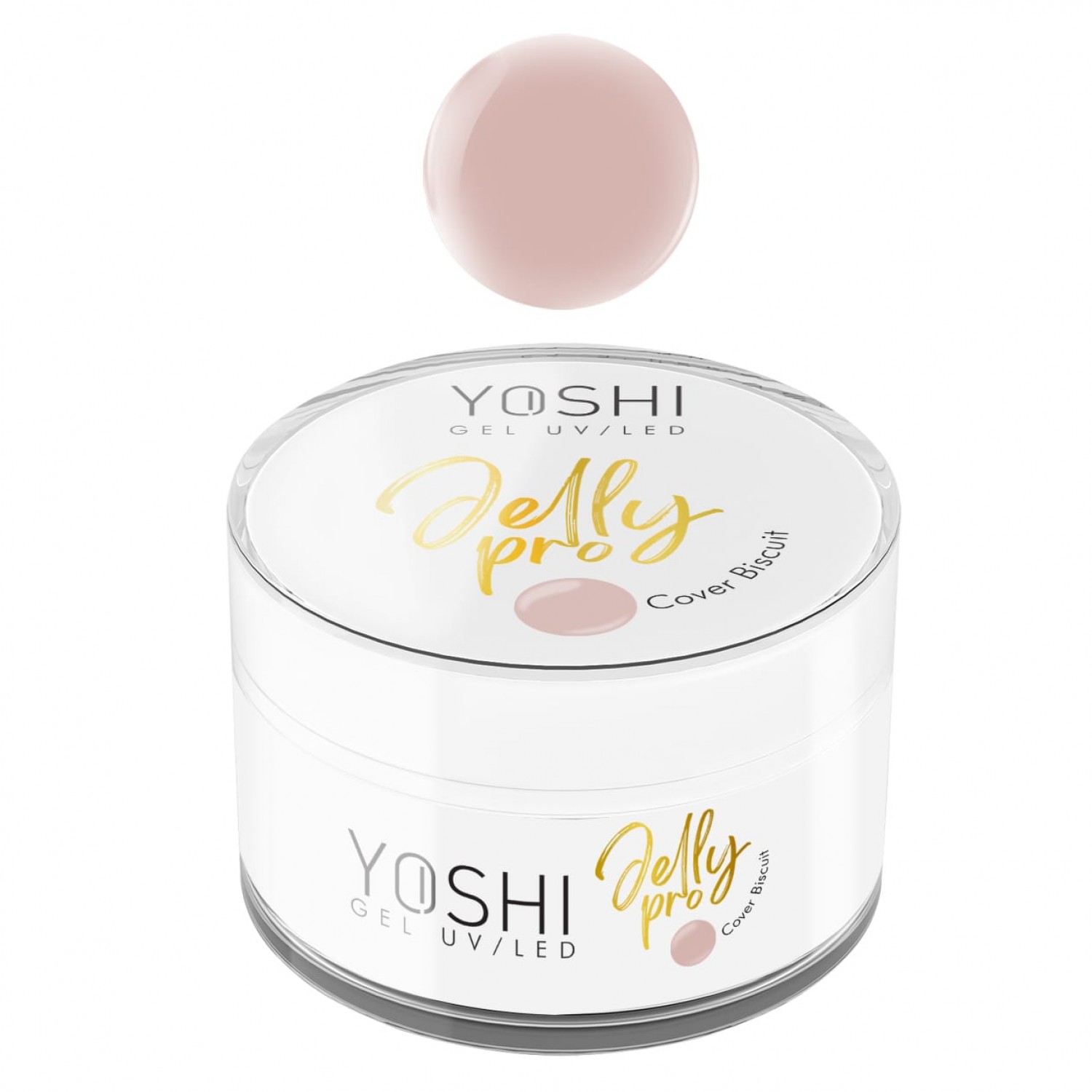 Jelly PRO Gel UV LED Cover Biscuit Builder 15 ml-YOSHI Gel Constructie / Cover