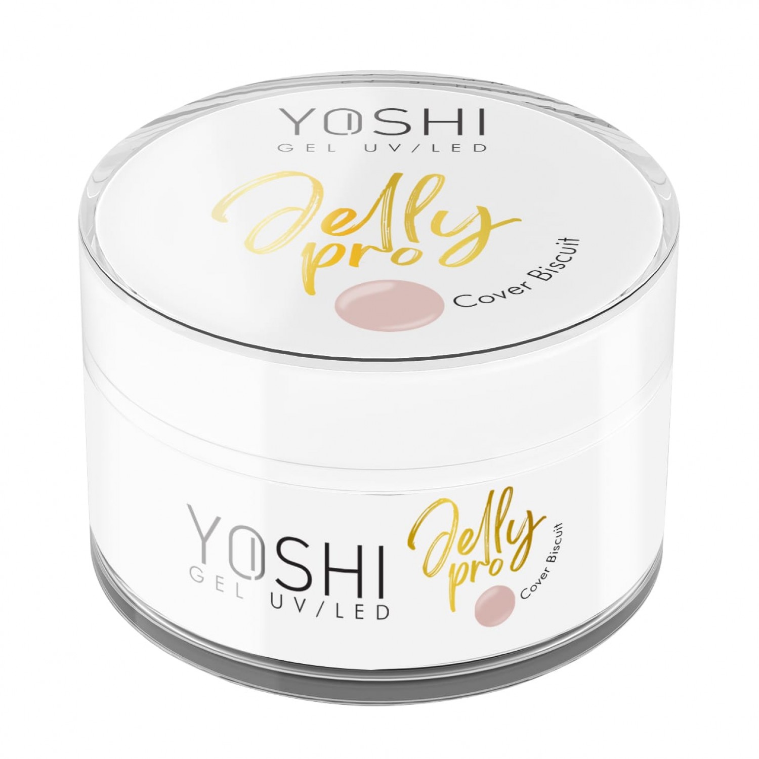 Jelly PRO Gel UV LED Cover Biscuit Builder 15 ml-YOSHI Gel Constructie / Cover