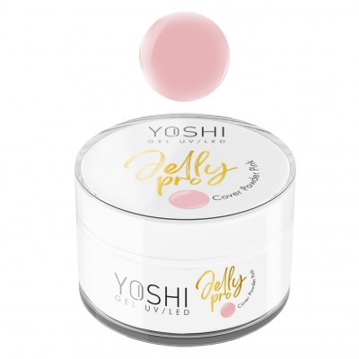 Jelly PRO Gel UV LED Cover Powder Pink Builder 15 ml-YOSHI
