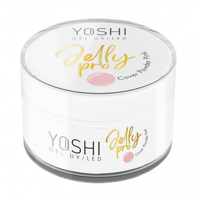 Jelly PRO Gel UV LED Cover Powder Pink Builder 15 ml-YOSHI