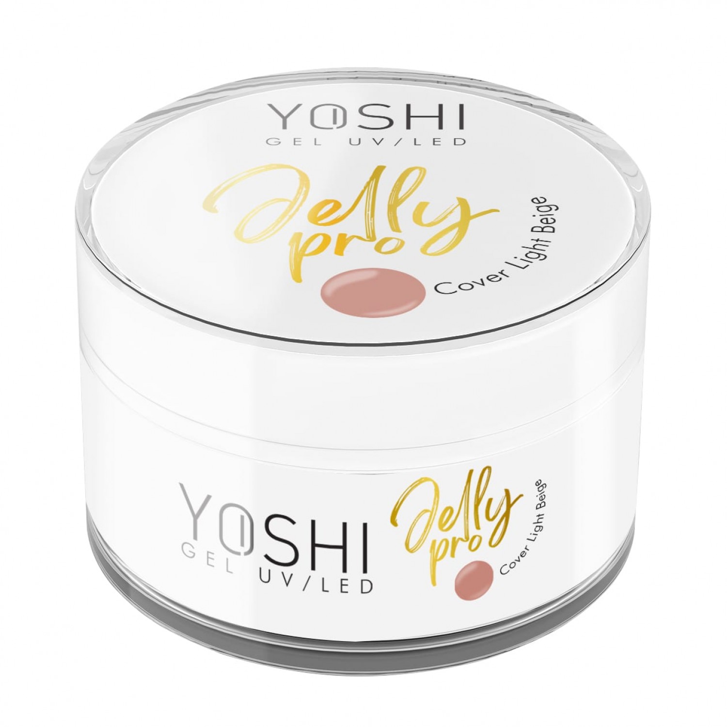 Jelly PRO Gel UV LED Cover Light Beige Builder 15 ml-YOSHI Gel Constructie / Cover