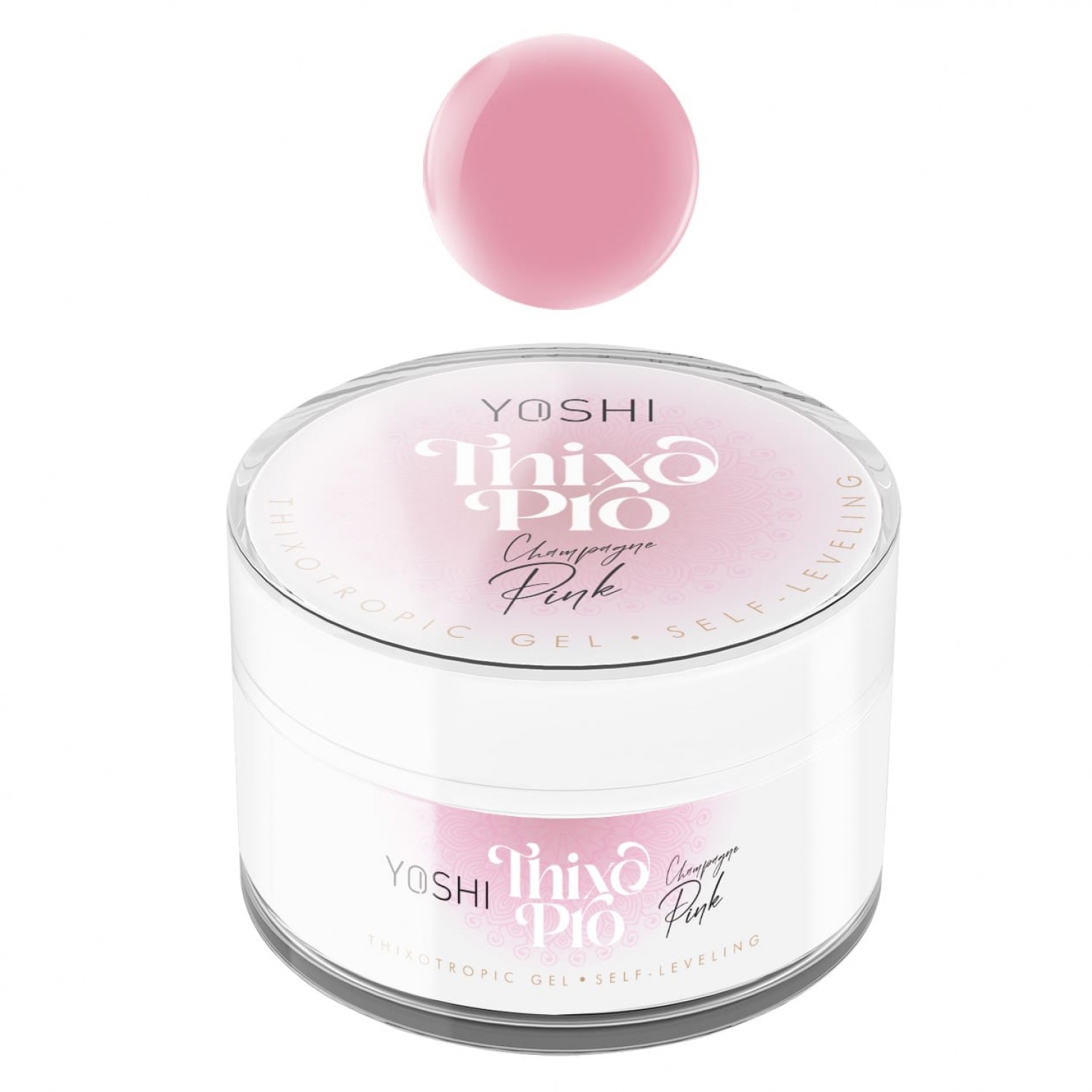 Thixo PRO Gel UV LED Gel autonivelant Champagne Pink 50 ml-YOSHI Gel Constructie / Cover