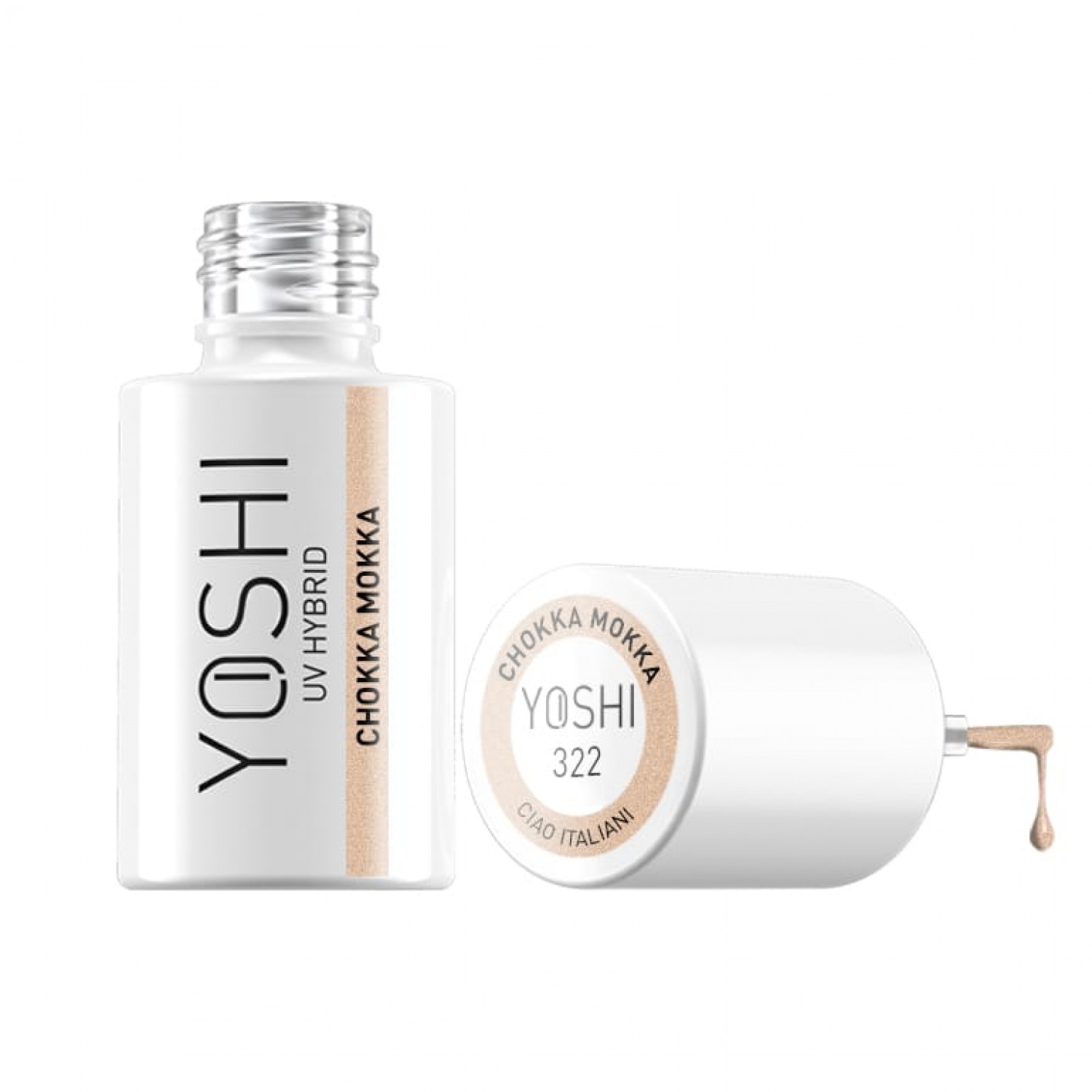 Oja semipermanenta YOSHI-Chokka Mokka - 6 ml – 322 Oje Semipermanente Color