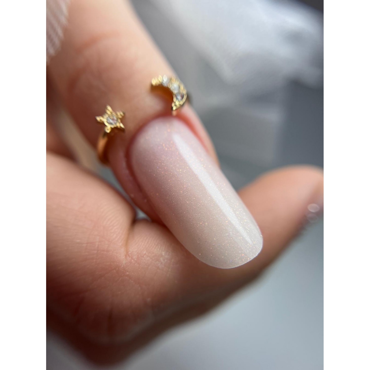Acryl GEL Milky Pink-Sparkling Collection-Coquette Nails Acrygel