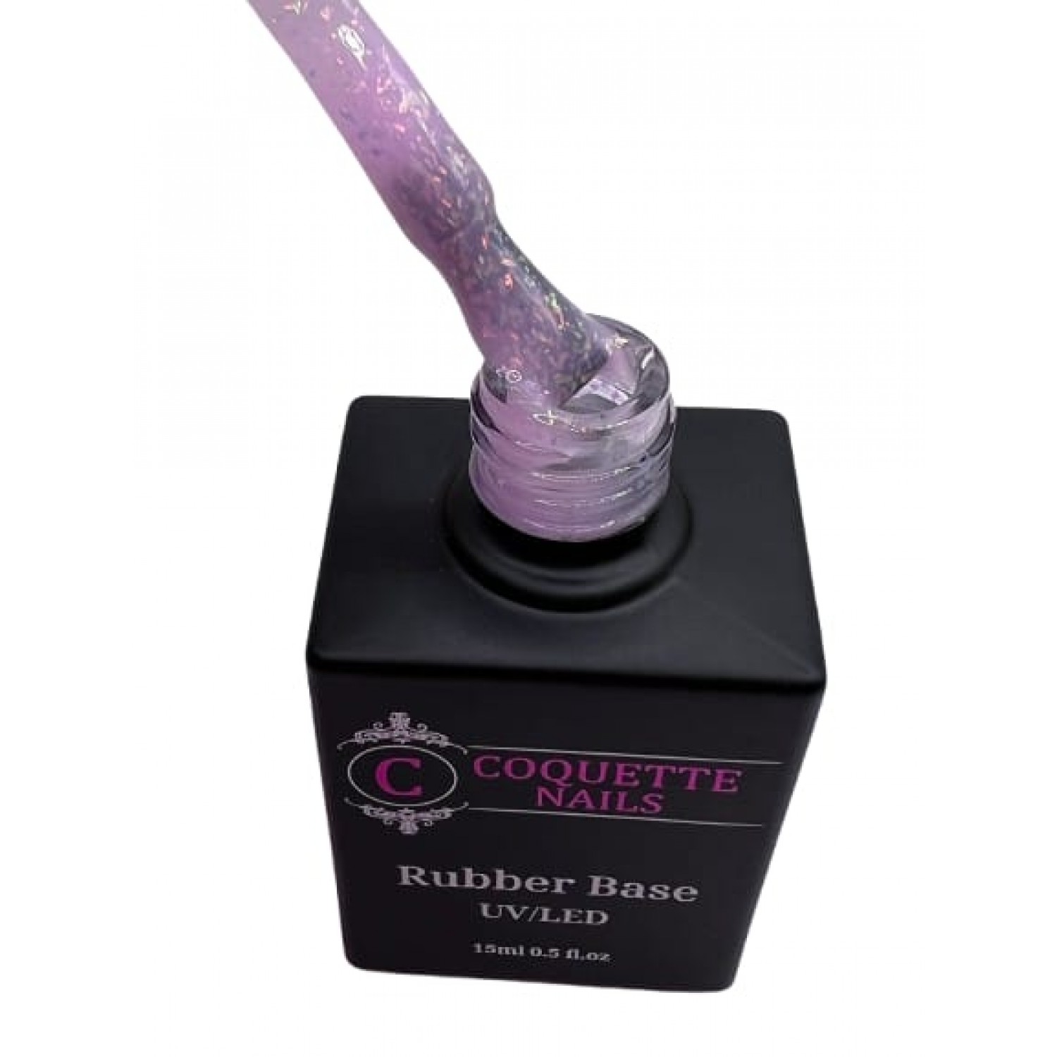 Baza Rubber Flakes Collection -15 ml Coquette Nails FRB-02 Rubber & Base