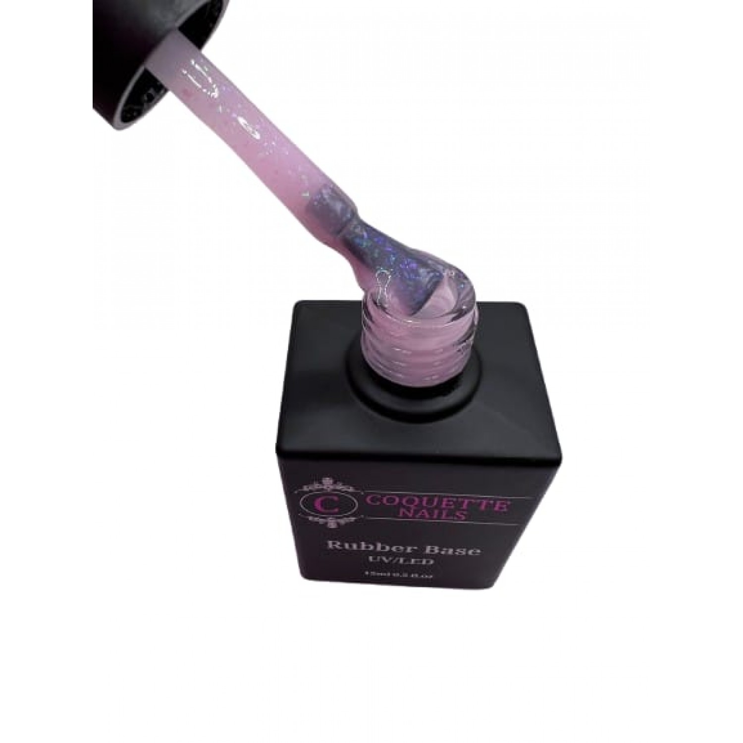 Baza Rubber Flakes Collection -15 ml Coquette Nails FRB-03 Rubber & Base