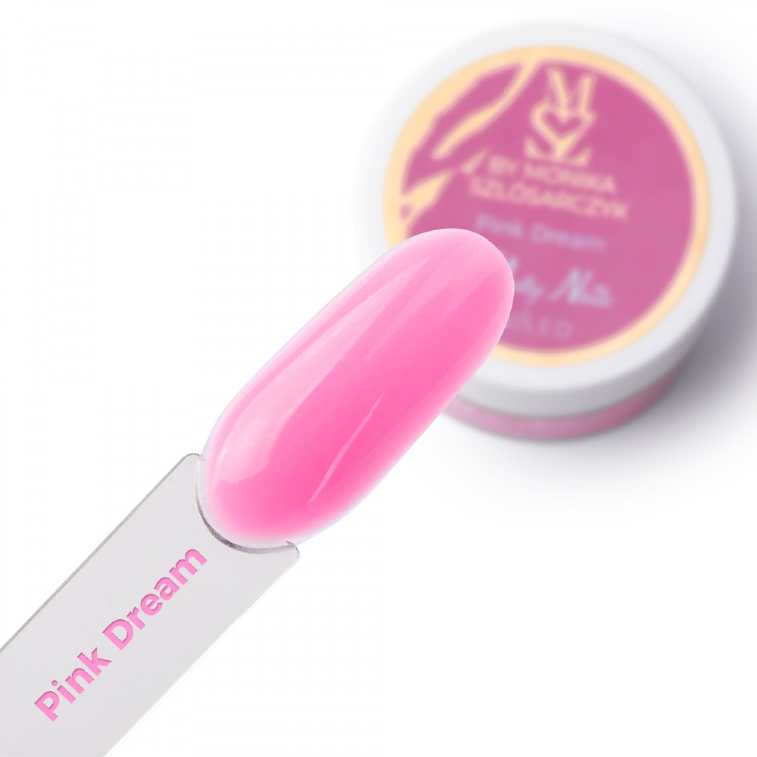 Builder gel Molly Nails Milky Dreams  Pink Dream  by Monika Szlósarczyk HEMA Free- 15 g Gel Constructie / Cover