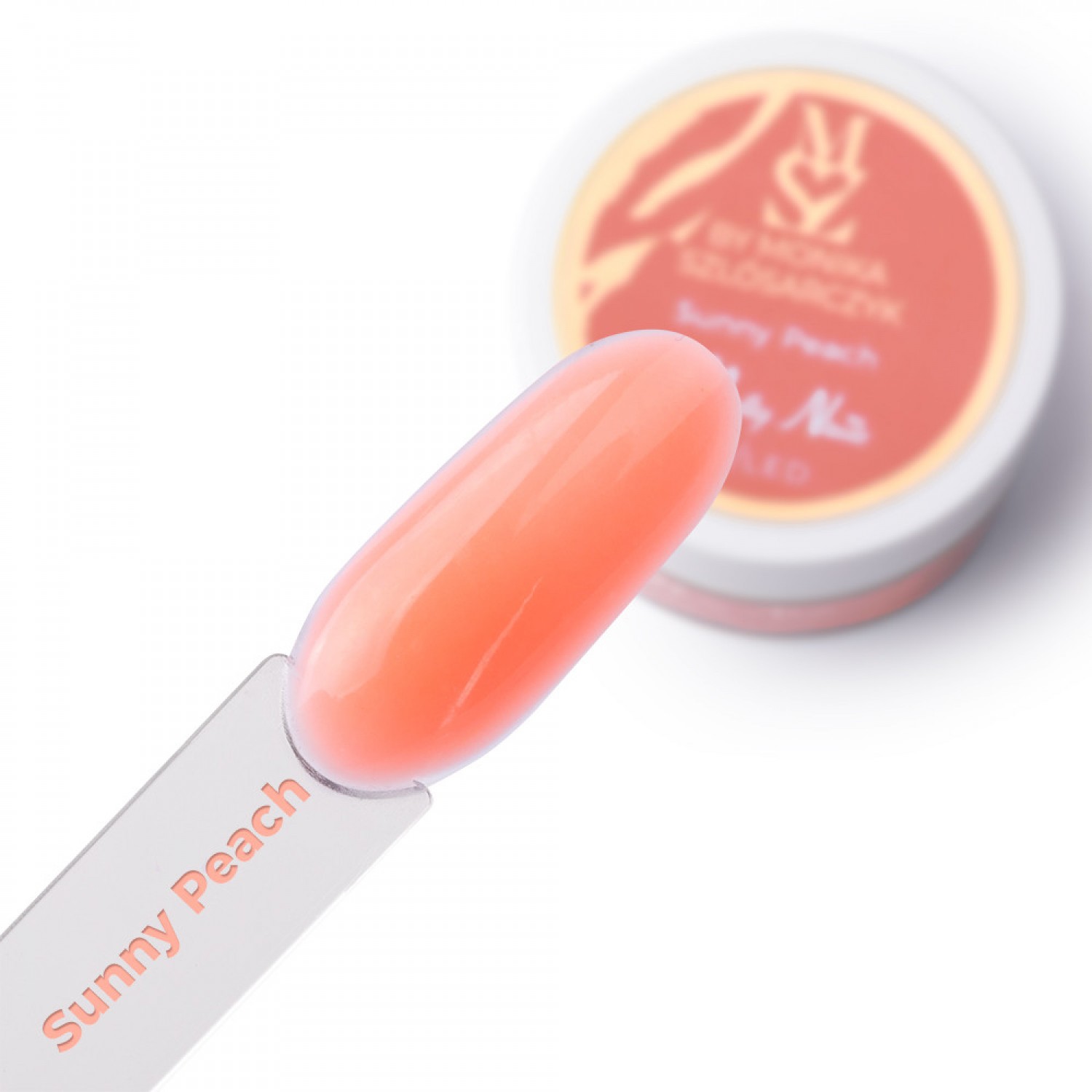 Builder gel Molly Nails Milky Dreams Sunny Peach by Monika Szlósarczyk HEMA Free- 15 g Gel Constructie / Cover
