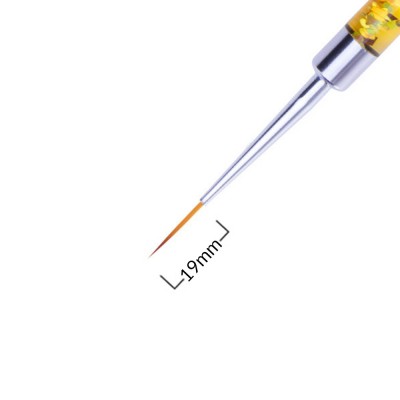 Pensula Mollylac Pro Liner curcubeu 19 mm