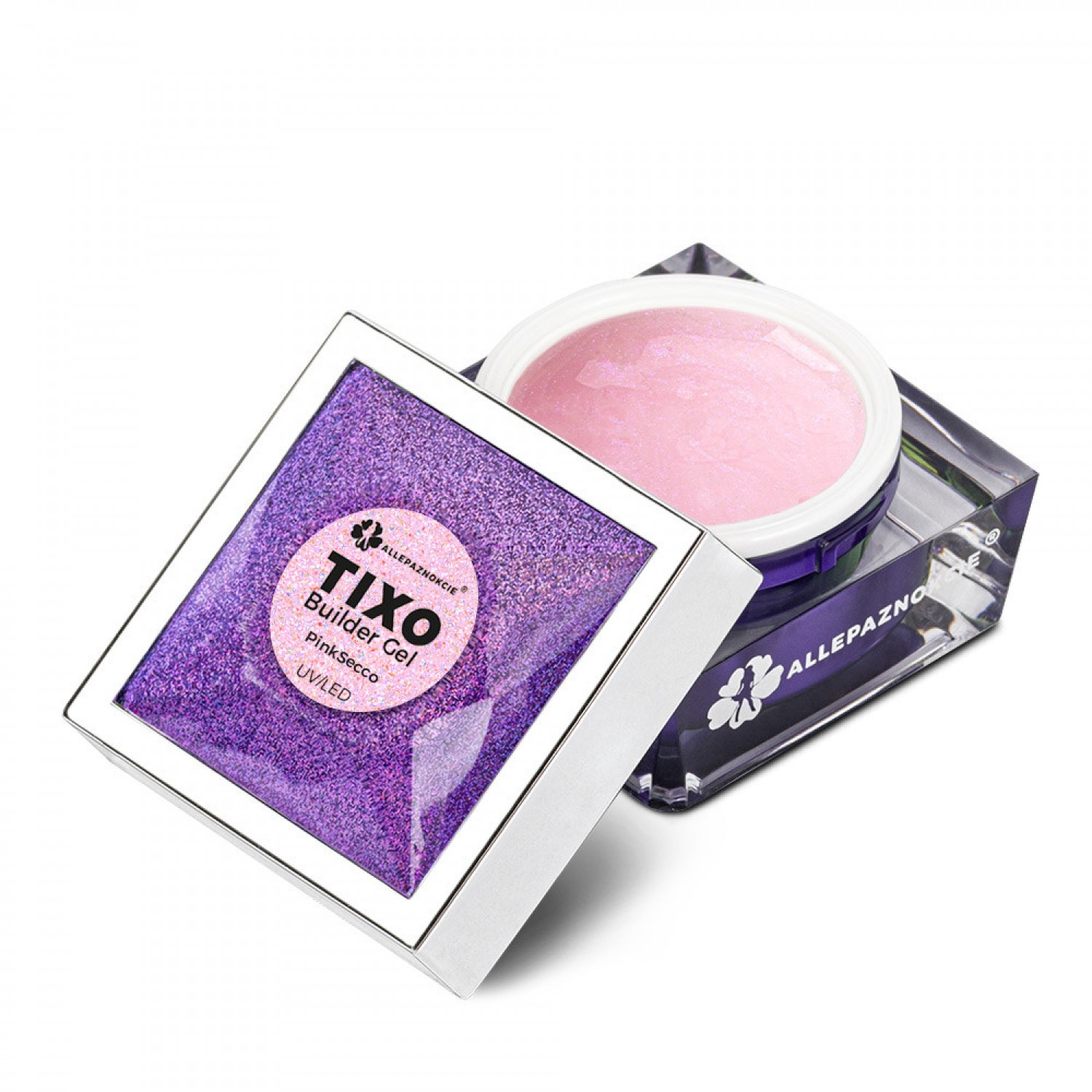 Allepaznokcie Tixo Builder PinkSecco 15 g Gel Constructie / Cover