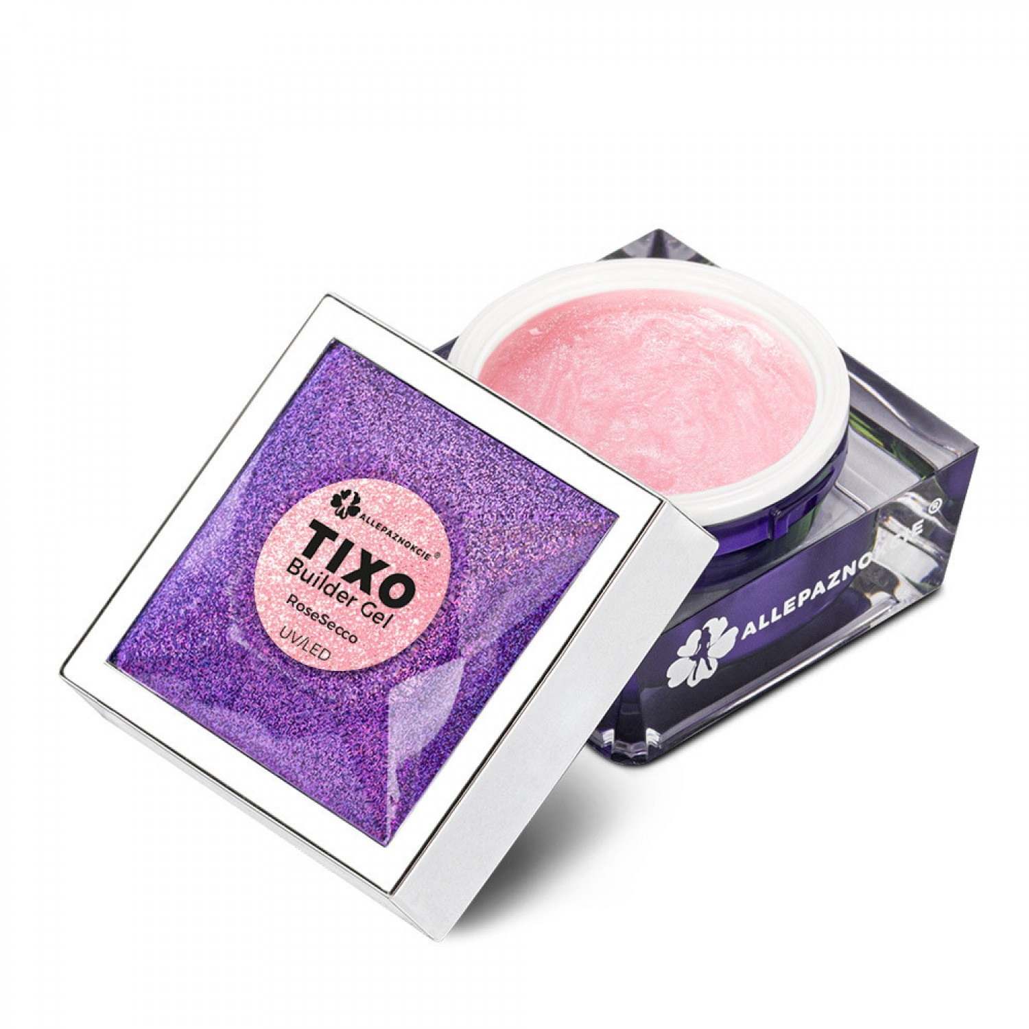 Allepaznokcie Tixo Builder RoseSecco 15 g Gel Constructie / Cover