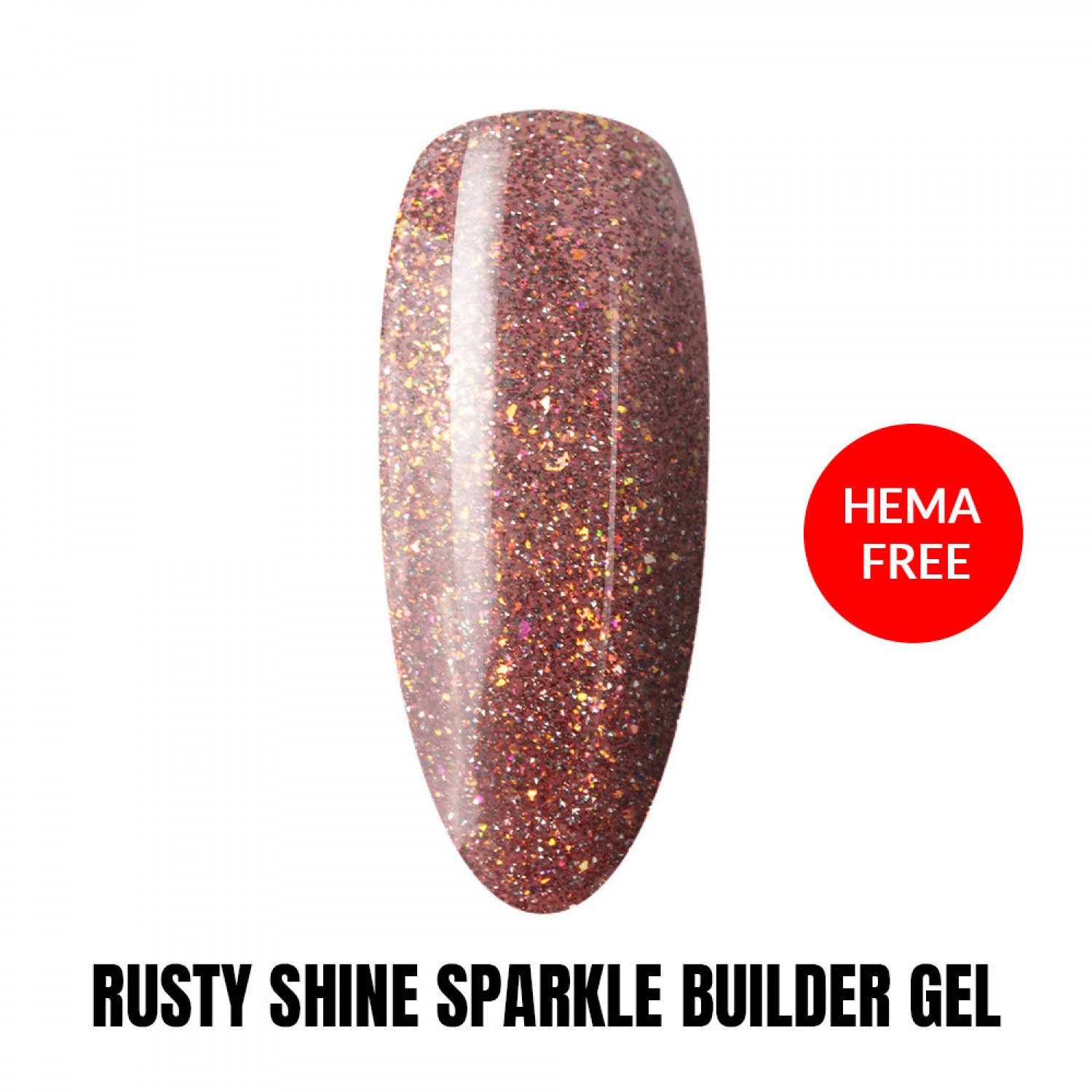 Builder Gel MollyLac Hema Free Shine on you Rusty Shine-15g Gel Constructie / Cover