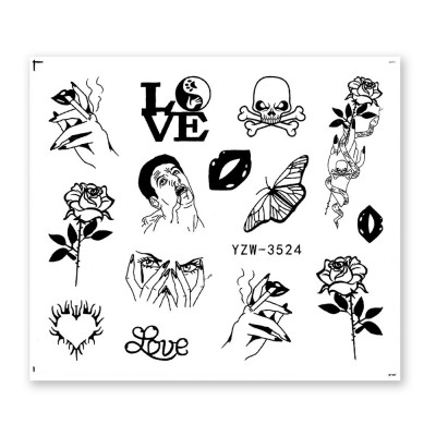 Autocolant pe baza de apa